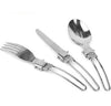 3 in 1 Foldable High Quality Stainless Steel Fork and Spoon