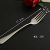 Stainless Steel Kitchenware Metal Silver Fork Steak Fork Fruit Salad Fork