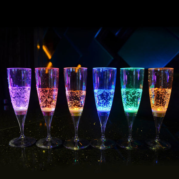 Liquid Active Led Champagne Glass