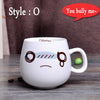 Creative Cute Expression Ceramic Mugs