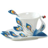 Peacock Coffee Cup Ceramic Creative Mug