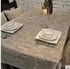 European Style Letter Linen Tablecloths